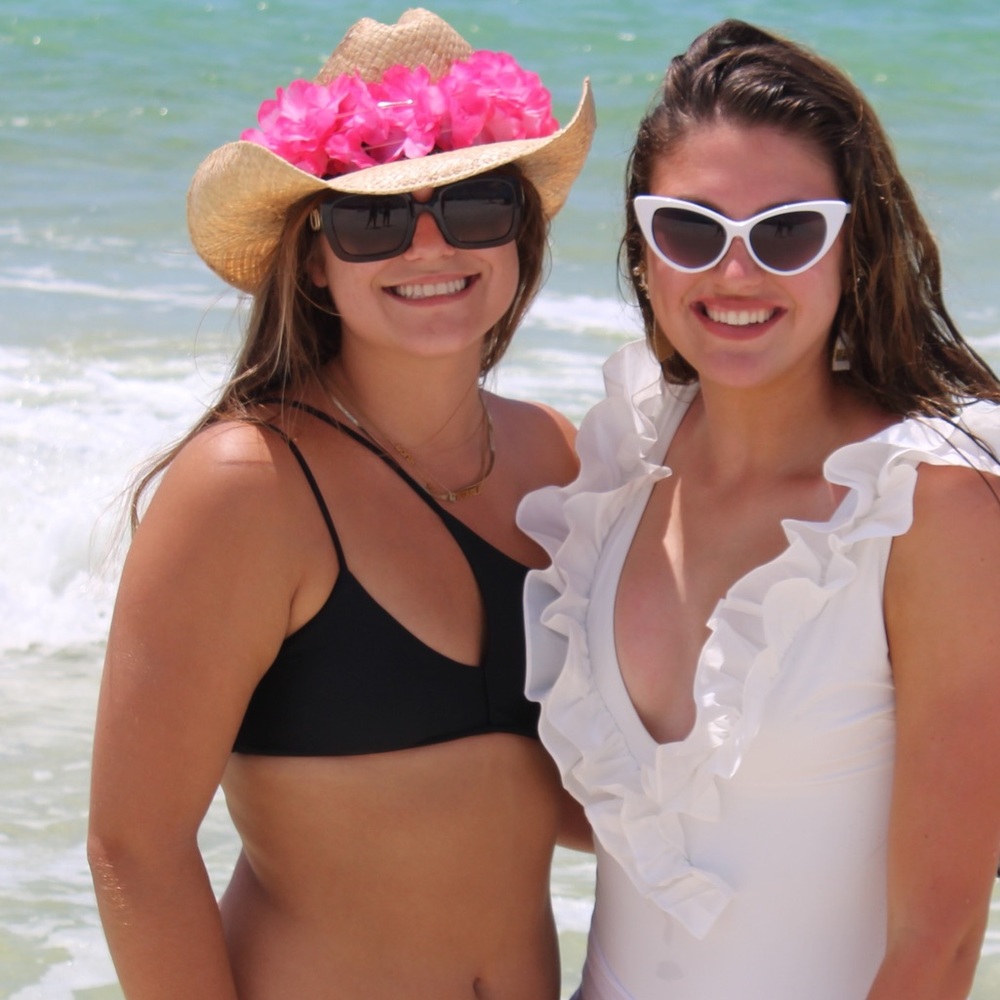 Lovers and friends black bikini top